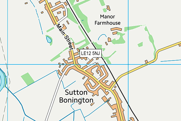 LE12 5NJ map - OS VectorMap District (Ordnance Survey) LE12 5NJ map - OS VectorMap District (Ordnance Survey)