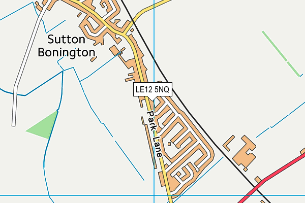LE12 5NQ map - OS VectorMap District (Ordnance Survey) LE12 5NQ map - OS VectorMap District (Ordnance Survey)