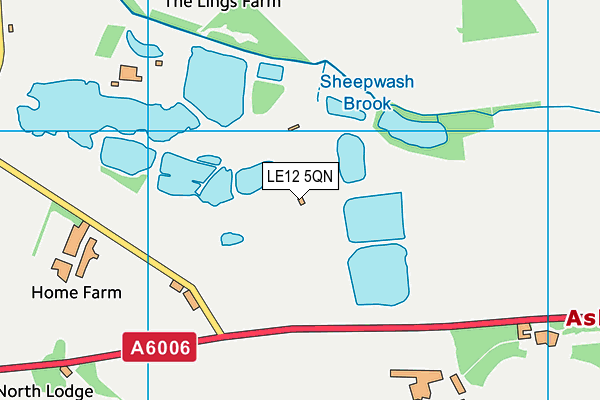 LE12 5QN map - OS VectorMap District (Ordnance Survey) LE12 5QN map - OS VectorMap District (Ordnance Survey)