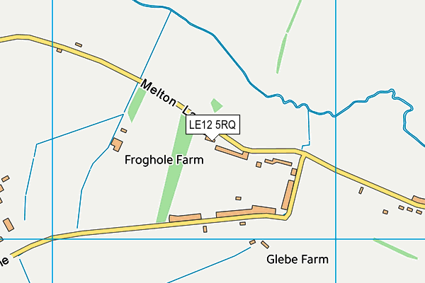 LE12 5RQ map - OS VectorMap District (Ordnance Survey) LE12 5RQ map - OS VectorMap District (Ordnance Survey)