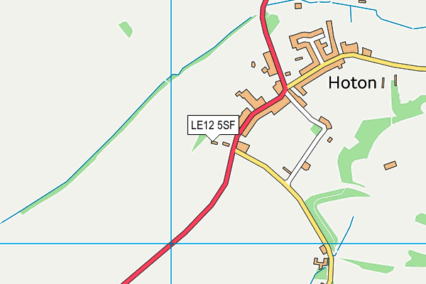 LE12 5SF map - OS VectorMap District (Ordnance Survey) LE12 5SF map - OS VectorMap District (Ordnance Survey)