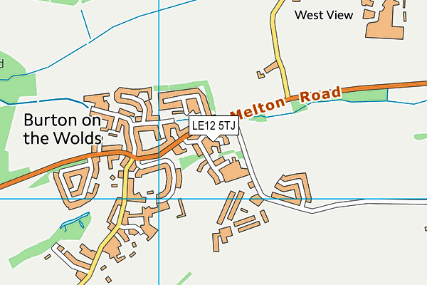 LE12 5TJ map - OS VectorMap District (Ordnance Survey) LE12 5TJ map - OS VectorMap District (Ordnance Survey)