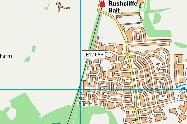 LE12 6AH map - OS VectorMap District (Ordnance Survey) LE12 6AH map - OS VectorMap District (Ordnance Survey)