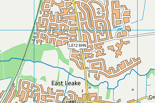 LE12 6HN map - OS VectorMap District (Ordnance Survey) LE12 6HN map - OS VectorMap District (Ordnance Survey)