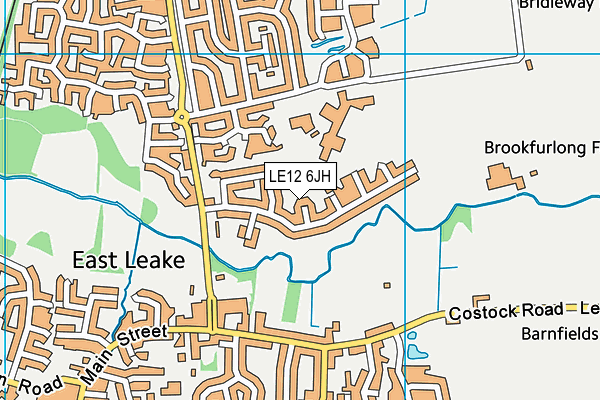 LE12 6JH map - OS VectorMap District (Ordnance Survey) LE12 6JH map - OS VectorMap District (Ordnance Survey)