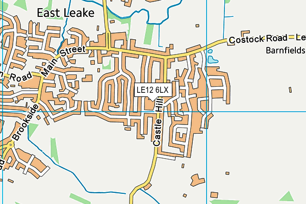 LE12 6LX map - OS VectorMap District (Ordnance Survey) LE12 6LX map - OS VectorMap District (Ordnance Survey)