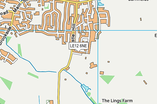 LE12 6NE map - OS VectorMap District (Ordnance Survey) LE12 6NE map - OS VectorMap District (Ordnance Survey)