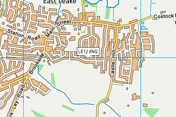 LE12 6NQ map - OS VectorMap District (Ordnance Survey) LE12 6NQ map - OS VectorMap District (Ordnance Survey)