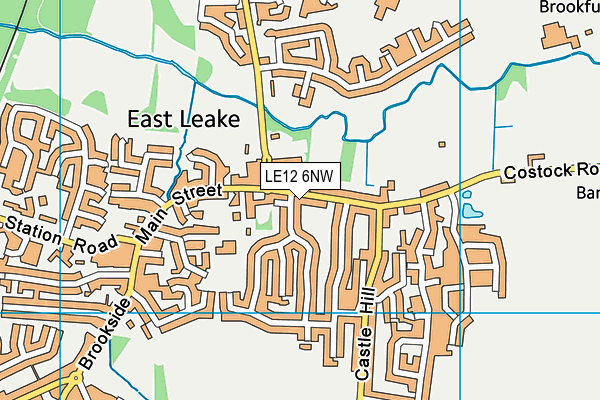 LE12 6NW map - OS VectorMap District (Ordnance Survey) LE12 6NW map - OS VectorMap District (Ordnance Survey)
