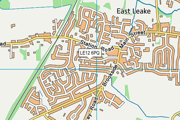 LE12 6PQ map - OS VectorMap District (Ordnance Survey) LE12 6PQ map - OS VectorMap District (Ordnance Survey)