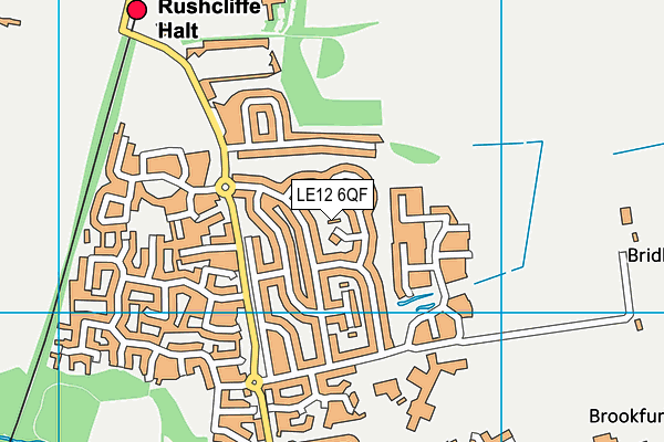 LE12 6QF map - OS VectorMap District (Ordnance Survey) LE12 6QF map - OS VectorMap District (Ordnance Survey)