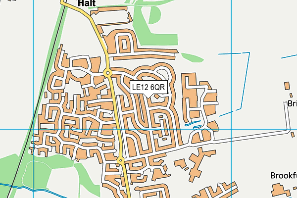 LE12 6QR map - OS VectorMap District (Ordnance Survey) LE12 6QR map - OS VectorMap District (Ordnance Survey)