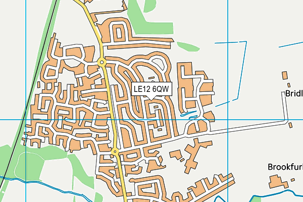 LE12 6QW map - OS VectorMap District (Ordnance Survey) LE12 6QW map - OS VectorMap District (Ordnance Survey)