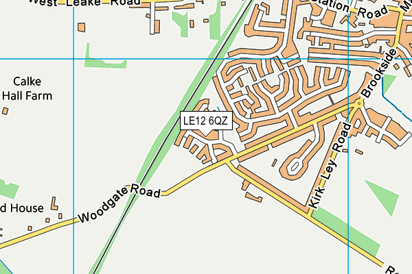 LE12 6QZ map - OS VectorMap District (Ordnance Survey) LE12 6QZ map - OS VectorMap District (Ordnance Survey)