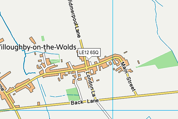 LE12 6SQ map - OS VectorMap District (Ordnance Survey) LE12 6SQ map - OS VectorMap District (Ordnance Survey)