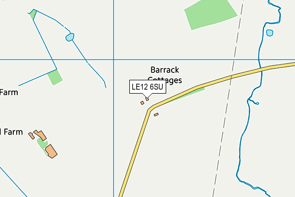 LE12 6SU map - OS VectorMap District (Ordnance Survey) LE12 6SU map - OS VectorMap District (Ordnance Survey)
