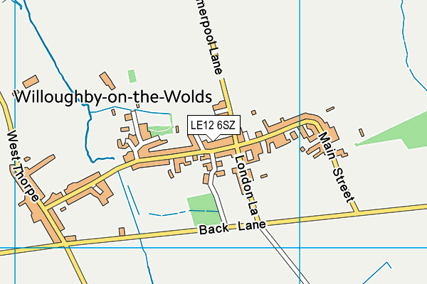 LE12 6SZ map - OS VectorMap District (Ordnance Survey) LE12 6SZ map - OS VectorMap District (Ordnance Survey)