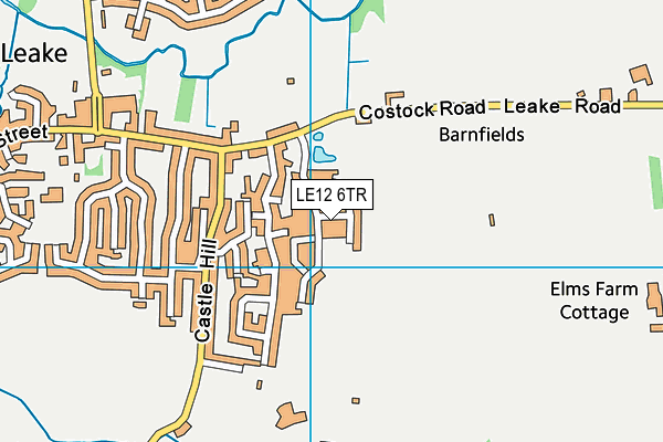 LE12 6TR map - OS VectorMap District (Ordnance Survey) LE12 6TR map - OS VectorMap District (Ordnance Survey)