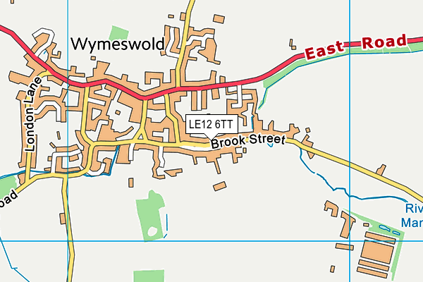 LE12 6TT map - OS VectorMap District (Ordnance Survey) LE12 6TT map - OS VectorMap District (Ordnance Survey)