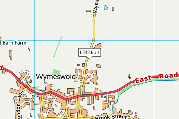 LE12 6UH map - OS VectorMap District (Ordnance Survey) LE12 6UH map - OS VectorMap District (Ordnance Survey)