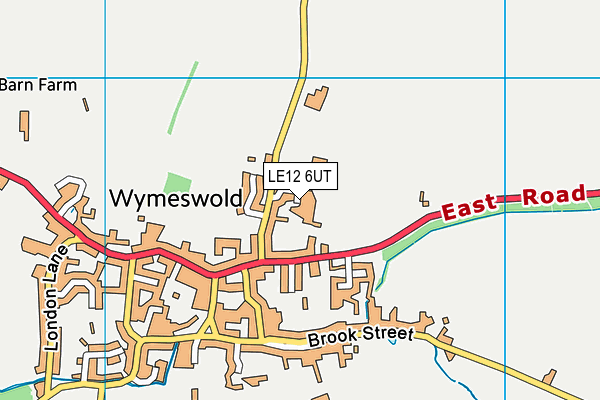 LE12 6UT map - OS VectorMap District (Ordnance Survey) LE12 6UT map - OS VectorMap District (Ordnance Survey)