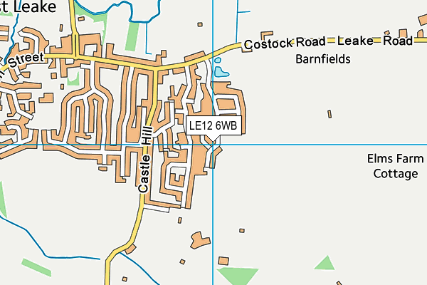 LE12 6WB map - OS VectorMap District (Ordnance Survey) LE12 6WB map - OS VectorMap District (Ordnance Survey)