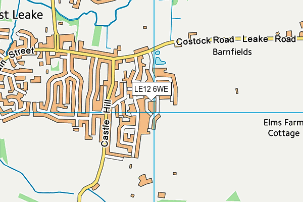 LE12 6WE map - OS VectorMap District (Ordnance Survey) LE12 6WE map - OS VectorMap District (Ordnance Survey)