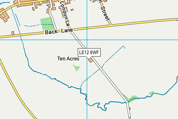 LE12 6WF map - OS VectorMap District (Ordnance Survey) LE12 6WF map - OS VectorMap District (Ordnance Survey)