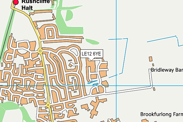 LE12 6YE map - OS VectorMap District (Ordnance Survey) LE12 6YE map - OS VectorMap District (Ordnance Survey)
