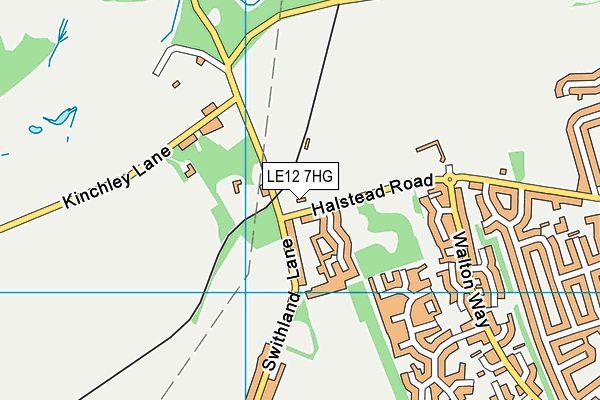 LE12 7HG map - OS VectorMap District (Ordnance Survey) LE12 7HG map - OS VectorMap District (Ordnance Survey)