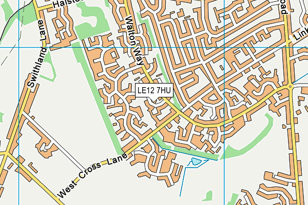 LE12 7HU map - OS VectorMap District (Ordnance Survey) LE12 7HU map - OS VectorMap District (Ordnance Survey)