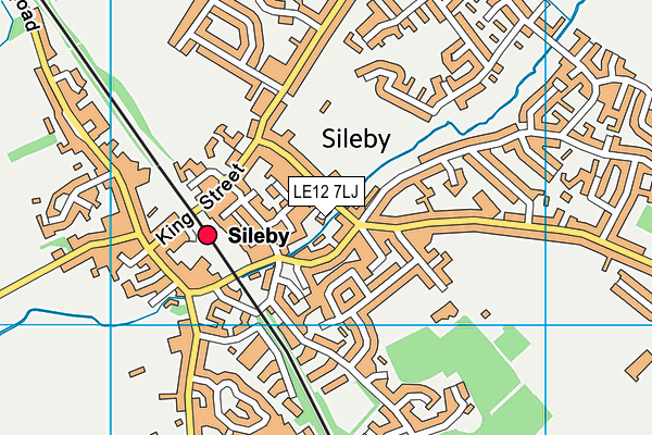 LE12 7LJ map - OS VectorMap District (Ordnance Survey) LE12 7LJ map - OS VectorMap District (Ordnance Survey)
