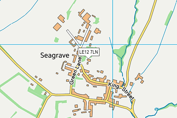 LE12 7LN map - OS VectorMap District (Ordnance Survey) LE12 7LN map - OS VectorMap District (Ordnance Survey)