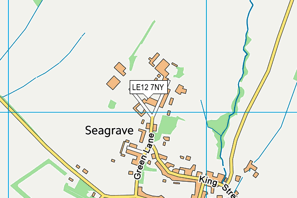 LE12 7NY map - OS VectorMap District (Ordnance Survey) LE12 7NY map - OS VectorMap District (Ordnance Survey)