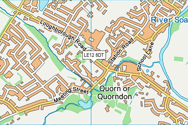 LE12 8DT map - OS VectorMap District (Ordnance Survey) LE12 8DT map - OS VectorMap District (Ordnance Survey)