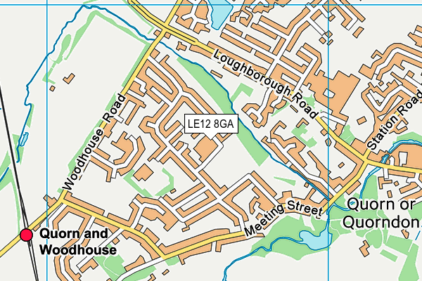 LE12 8GA map - OS VectorMap District (Ordnance Survey) LE12 8GA map - OS VectorMap District (Ordnance Survey)