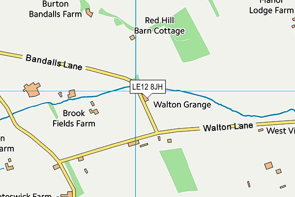 LE12 8JH map - OS VectorMap District (Ordnance Survey) LE12 8JH map - OS VectorMap District (Ordnance Survey)
