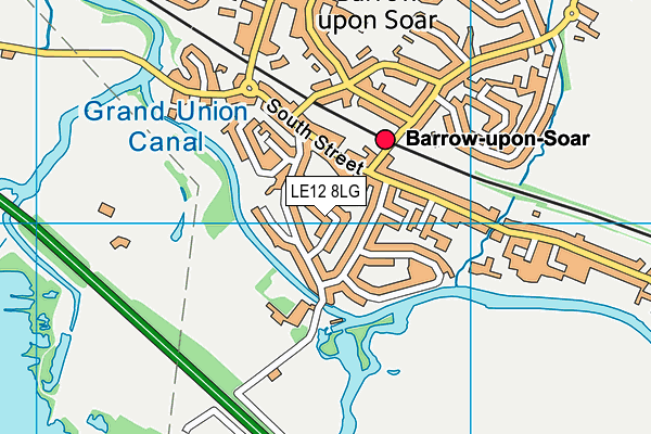 LE12 8LG map - OS VectorMap District (Ordnance Survey) LE12 8LG map - OS VectorMap District (Ordnance Survey)