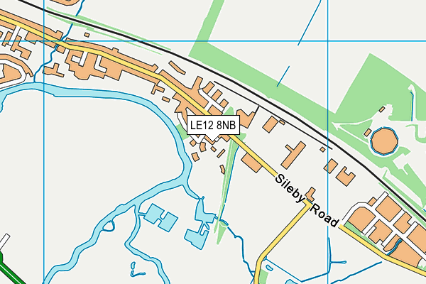 LE12 8NB map - OS VectorMap District (Ordnance Survey) LE12 8NB map - OS VectorMap District (Ordnance Survey)