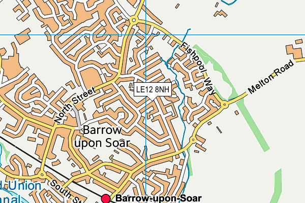 LE12 8NH map - OS VectorMap District (Ordnance Survey) LE12 8NH map - OS VectorMap District (Ordnance Survey)