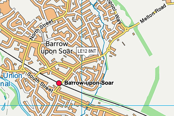 LE12 8NT map - OS VectorMap District (Ordnance Survey) LE12 8NT map - OS VectorMap District (Ordnance Survey)