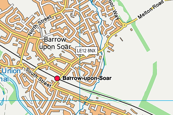 LE12 8NX map - OS VectorMap District (Ordnance Survey) LE12 8NX map - OS VectorMap District (Ordnance Survey)