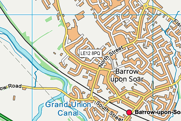 LE12 8PQ map - OS VectorMap District (Ordnance Survey) LE12 8PQ map - OS VectorMap District (Ordnance Survey)