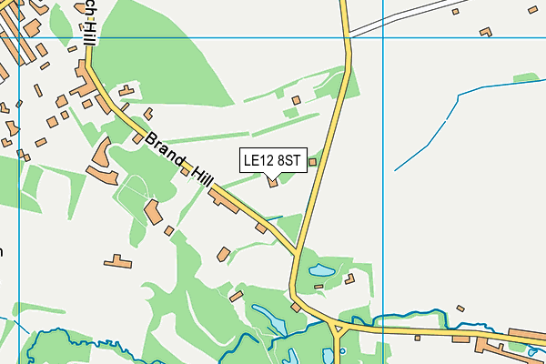 LE12 8ST map - OS VectorMap District (Ordnance Survey) LE12 8ST map - OS VectorMap District (Ordnance Survey)