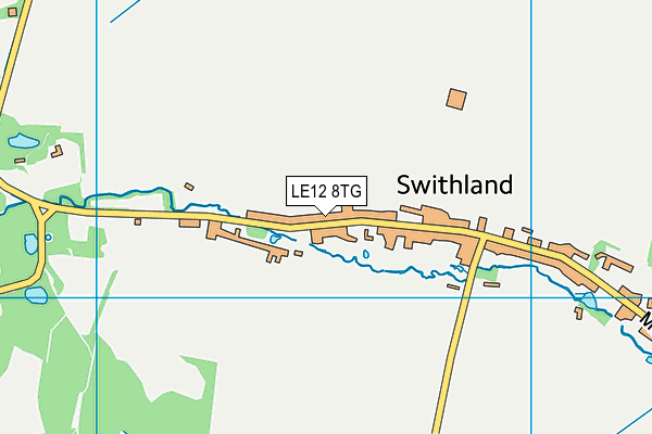 LE12 8TG map - OS VectorMap District (Ordnance Survey) LE12 8TG map - OS VectorMap District (Ordnance Survey)