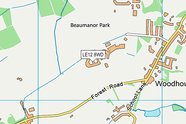 LE12 8WD map - OS VectorMap District (Ordnance Survey) LE12 8WD map - OS VectorMap District (Ordnance Survey)