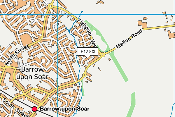 LE12 8XL map - OS VectorMap District (Ordnance Survey) LE12 8XL map - OS VectorMap District (Ordnance Survey)