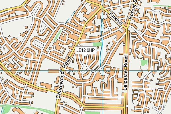 LE12 9HP map - OS VectorMap District (Ordnance Survey) LE12 9HP map - OS VectorMap District (Ordnance Survey)