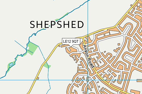 LE12 9QT map - OS VectorMap District (Ordnance Survey) LE12 9QT map - OS VectorMap District (Ordnance Survey)