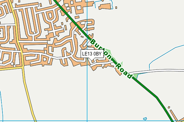 LE13 0BY map - OS VectorMap District (Ordnance Survey) LE13 0BY map - OS VectorMap District (Ordnance Survey)